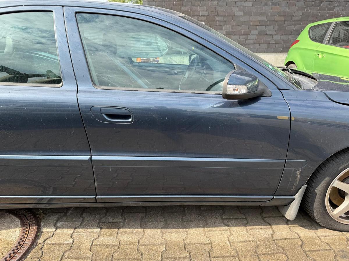 Volvo S60 original Tür vorn rechts 46600 Barents Blue Pearl Rohbau BJ08